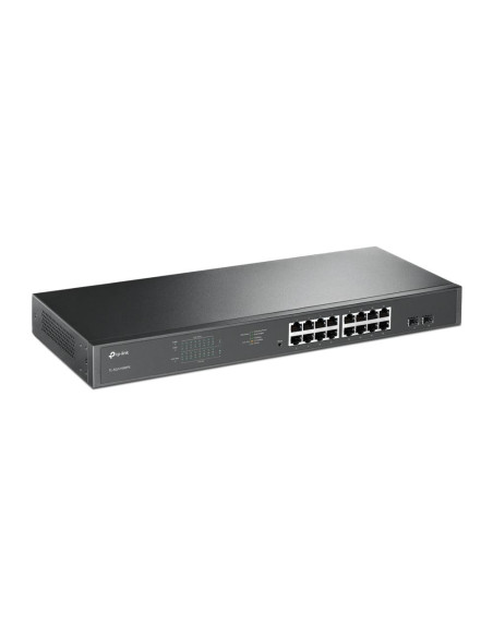 Switch, TP-LINK, TL-SG1218MPE, Desktop/pedestal, Rack, 16x10Base-T / 100Base-TX / 1000Base-T, PoE+ ports 16, 192 Watts, TL-SG12