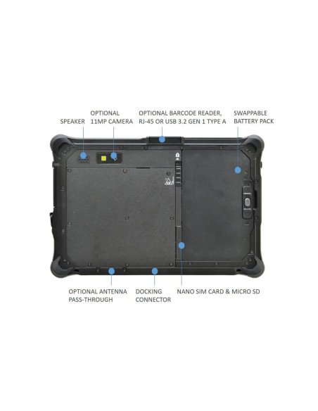 TABLET R8AA1 CI5-1230U 8"/8/128GB R8H1P1DEBBLX DURABOOK