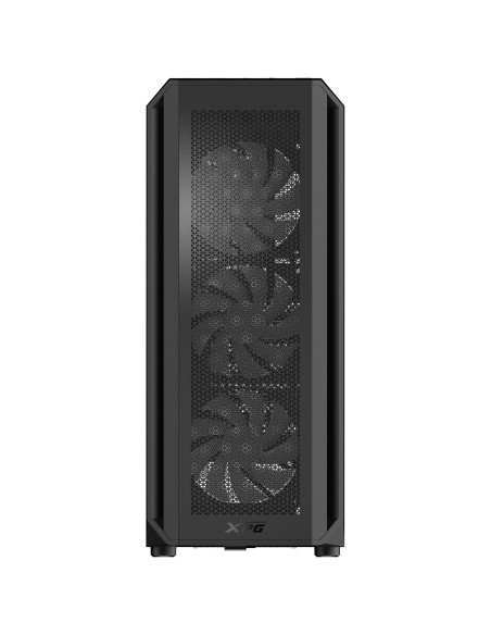 Case, ADATA, VALOR AIR PLUS MID, MidiTower, Case product features Transparent panel, ATX, MicroATX, MiniITX, Colour Black, VALO
