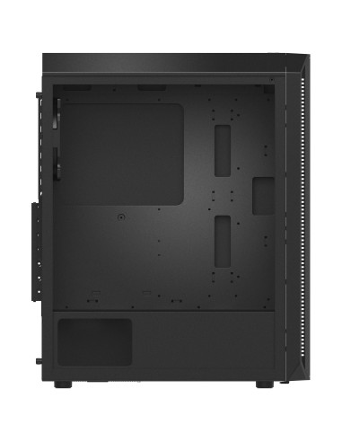 Case, ADATA, VALOR AIR PLUS MID, MidiTower, Case product features Transparent panel, ATX, MicroATX, MiniITX, Colour Black, VALO