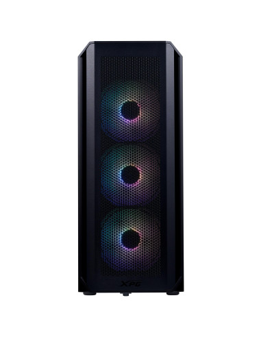 Case, ADATA, VALOR AIR PLUS MID, MidiTower, Case product features Transparent panel, ATX, MicroATX, MiniITX, Colour Black, VALO