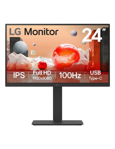 LCD Monitor, LG, 23.8", Business, Panel IPS, 1920x1080, 16:9, 100Hz, 5 ms, Speakers, Swivel, Pivot, Height adjustable, Tilt, 24