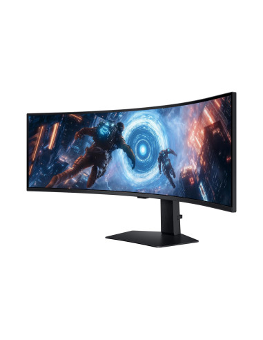 LCD Monitor, SAMSUNG, LS49FG910EUXEN, 49", Gaming/Curved, Swivel, Height adjustable, Tilt, Matte, Panel VA, 5120x1440, 32:9, 14