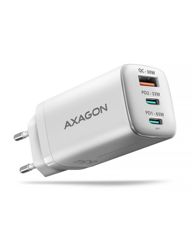 MOBILE CHARGER WALL USB 65W/GAN 3PORT ACU-DPQ65W AXAGON
