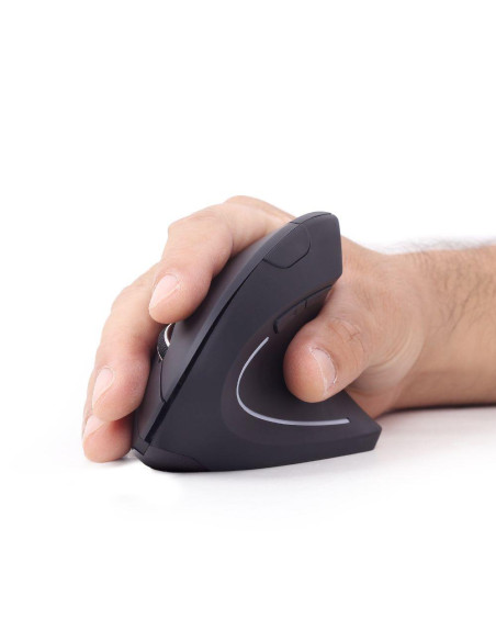 MOUSE USB OPTICAL WRL BLACK/ERGONOMIC MUSW-ERGO-01 GEMBIRD