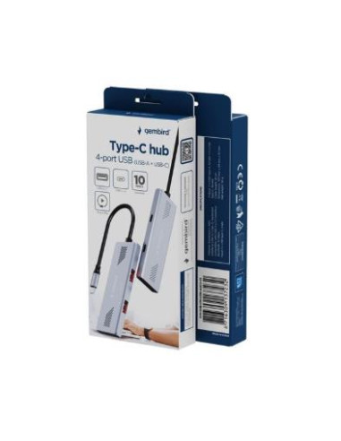 I/O HUB USB-C 4PORT/UHB-CM-U310-A2C2-01 GEMBIRD