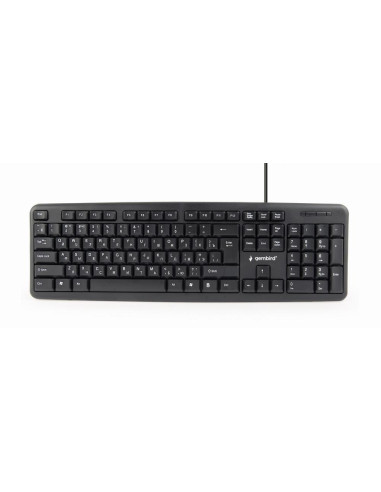 KEYBOARD STANDART USB RUS/BLACK KB-U-103-RU GEMBIRD