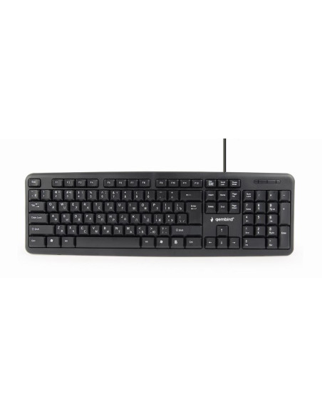 KEYBOARD STANDART USB RUS/BLACK KB-U-103-RU GEMBIRD