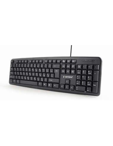 KEYBOARD STANDART USB RUS/BLACK KB-U-103-RU GEMBIRD