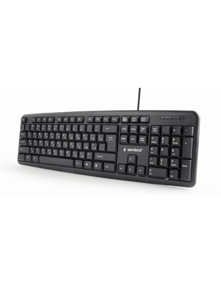 KEYBOARD STANDART USB RUS/BLACK KB-U-103-RU GEMBIRD