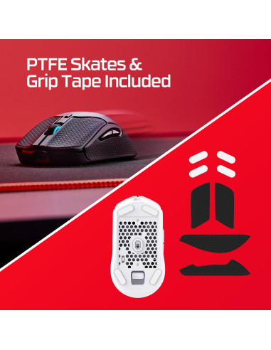 MOUSE USB OPTICAL WRL/PULSEFIRE HASTE 2 WHITE HYPERX