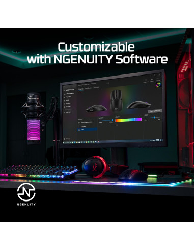 MOUSE USB OPTICAL WRL/PULSEFIRE HASTE 2 WHITE HYPERX