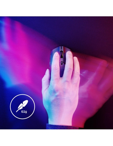 MOUSE USB OPTICAL WRL/PULSEFIRE HASTE 2 WHITE HYPERX