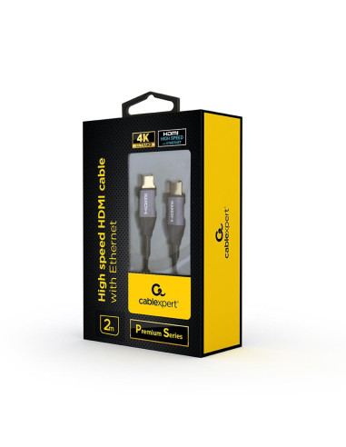 CABLE HDMI-HDMI 2M V2.0/PREMIUM CCBP-HDMI-2M GEMBIRD