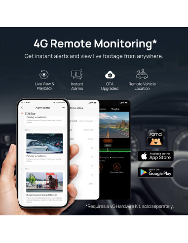 DASHCAM 4K SET/A810S-2 70MAI