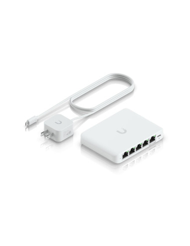 Switch, UBIQUITI, Flex Mini 2.5G, Type L2, 5x2.5GbE, USW-FLEX-2.5G-5