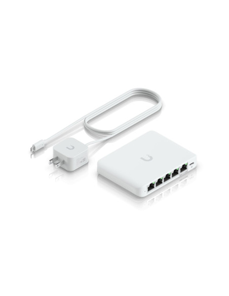 Switch, UBIQUITI, Flex Mini 2.5G, Type L2, 5x2.5GbE, USW-FLEX-2.5G-5