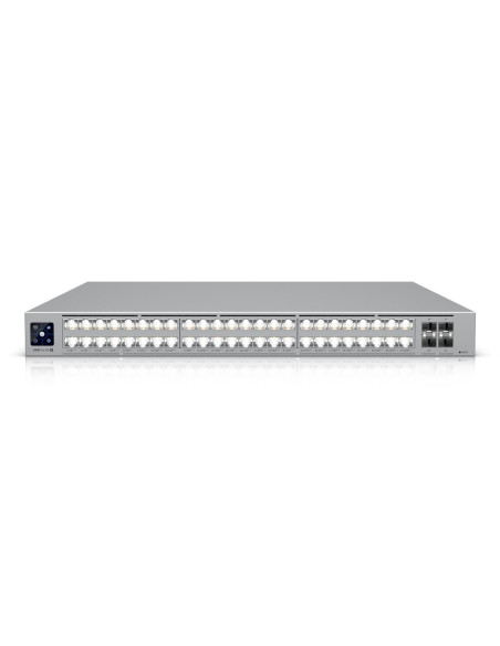 Switch, UBIQUITI, Ubiquiti UniFi Pro XG 48 PoE, Switch type Managed, Switch layer L3, Rack mounting Yes, Stackable Yes, Form fa