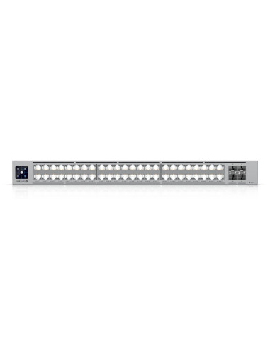 Switch, UBIQUITI, Ubiquiti UniFi Pro XG 48 PoE, Switch type Managed, Switch layer L3, Rack mounting Yes, Stackable Yes, Form fa