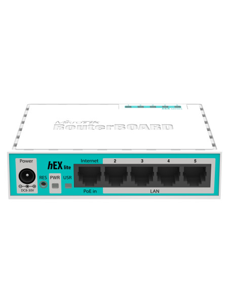 NET ROUTER 10/100M 5PORT/HEX LITE RB750R2 MIKROTIK