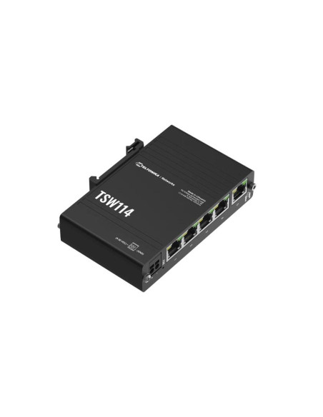 Switch, TELTONIKA, Switch type Unmanaged, 5xRJ-45 ports, RJ-45 Ports Type Gigabit Ethernet (10/100/1000), TSW114000000