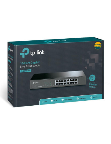 Switch, TP-LINK, 16x10Base-T / 100Base-TX / 1000Base-T, TL-SG1016DE