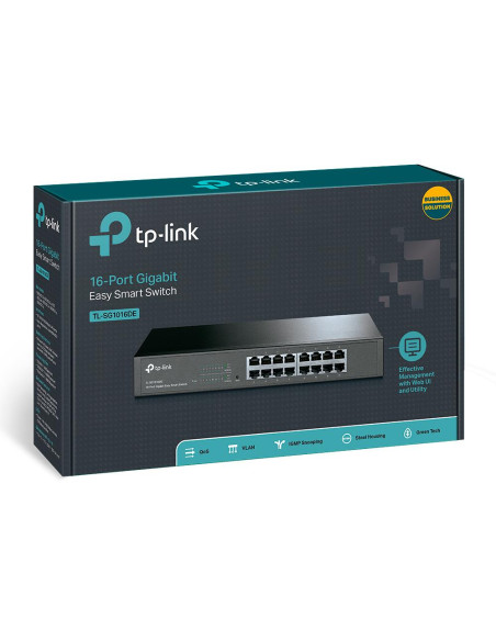 Switch, TP-LINK, 16x10Base-T / 100Base-TX / 1000Base-T, TL-SG1016DE