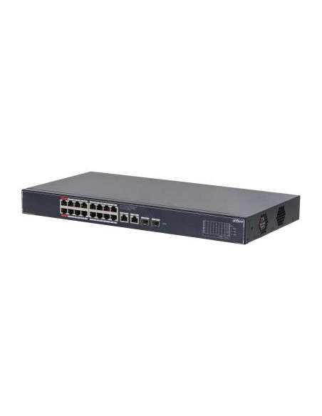 Switch, DAHUA, DH-SG4020LP, Switch layer L2, 16xRJ-45 ports, RJ-45 Ports Type Gigabit Ethernet (10/100/1000), 2xGigabit Etherne