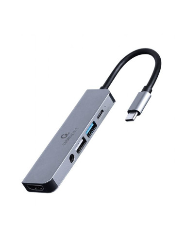 I/O ADAPTER USB-C TO HDMI/USB3/5IN1 A-CM-COMBO5-02 GEMBIRD