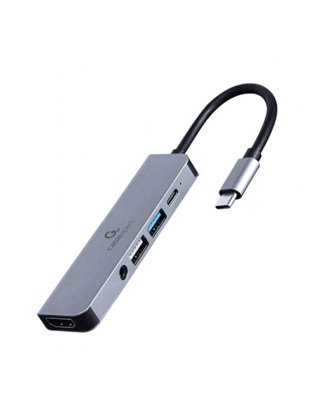 I/O ADAPTER USB-C TO HDMI/USB3/5IN1 A-CM-COMBO5-02 GEMBIRD