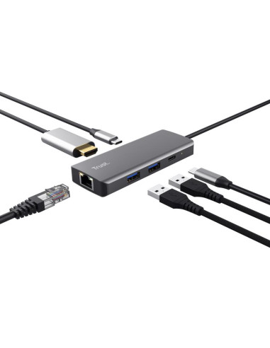 ADAPTER USB-C DALYX 6-IN-1/24968 TRUST