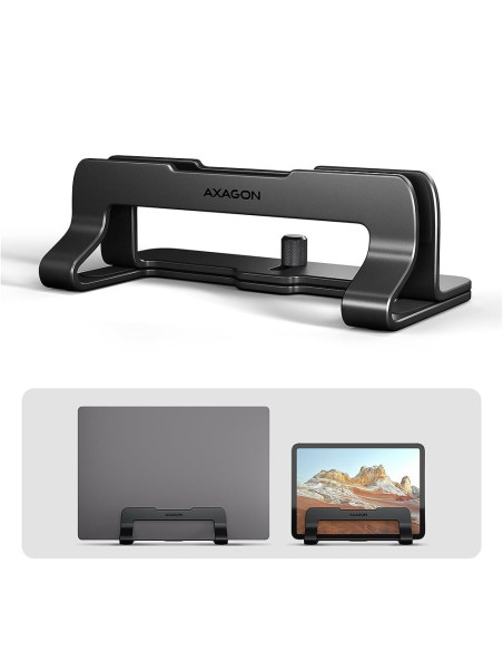 NB ACC STAND 10"-17.3"/VERT. ALUMINUM STND-VB AXAGON