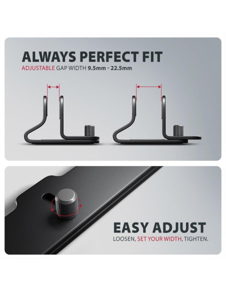 NB ACC STAND 10"-17.3"/VERT. ALUMINUM STND-VB AXAGON