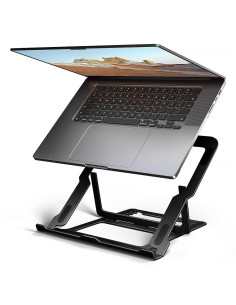 NB ACC STAND 10"-17.3"/ALUMINUM BLACK STND-LAB AXAGON