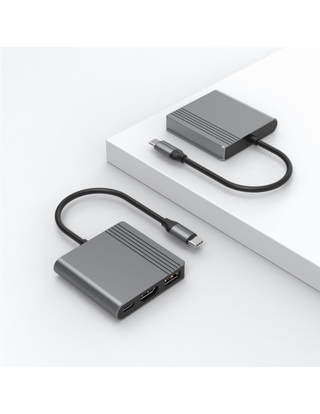 I/O ADAPTER USB-C TO HDMI/USB3/3IN1 A-CM-COMBO3-05 GEMBIRD