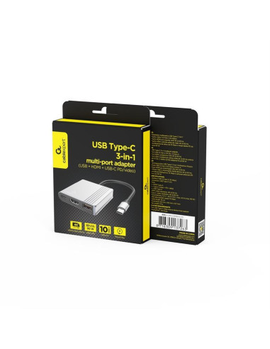 I/O ADAPTER USB-C TO HDMI/USB3/3IN1 A-CM-COMBO3-05 GEMBIRD
