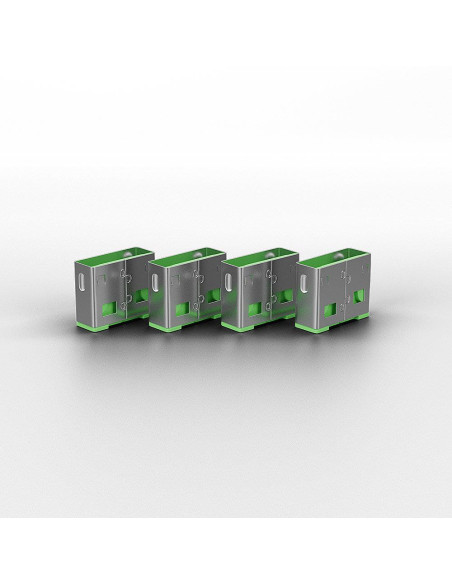 USB PORT BLOCKER 4PACK/GREEN 40451 LINDY