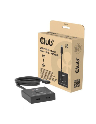 VIDEO SWITCH USB-C 2PORT/CSV-2511 CLUB3D