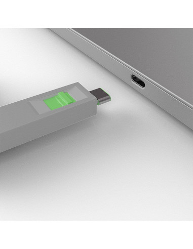 USB PORT TYPE-C BLOCKER 4PACK/GREEN 40426 LINDY
