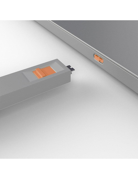 USB PORT TYPE-C BLOCKER 4PACK/ORANGE 40428 LINDY