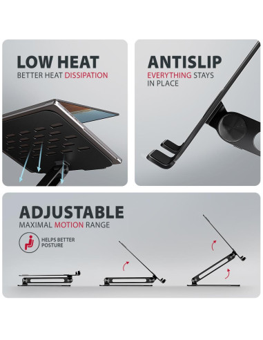 NB ACC STAND 10-17.3"/ALUMINUM HQ STND-LQB AXAGON