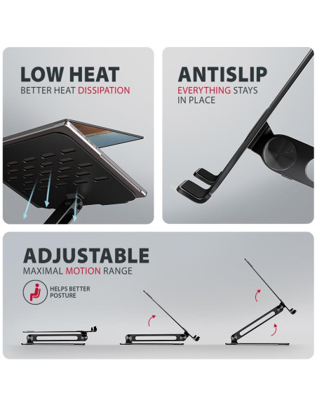 NB ACC STAND 10-17.3"/ALUMINUM HQ STND-LQB AXAGON