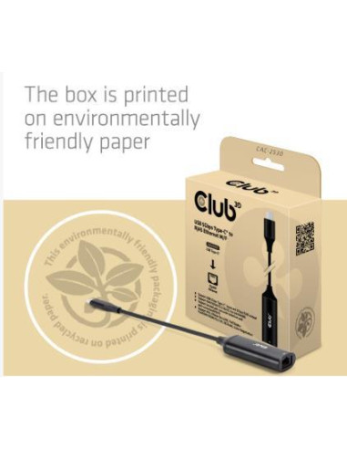 I/O ADAPTER USB TO RJ45/M/F CAC-1421 CLUB3D