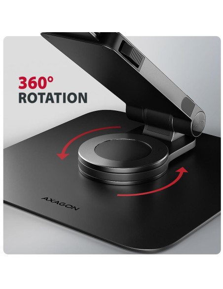 NB ACC STAND 10-17" ROTATING/ALUMINUM STND-LRB AXAGON