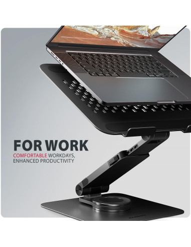 NB ACC STAND 10-17" ROTATING/ALUMINUM STND-LRB AXAGON