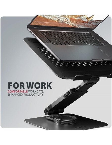 NB ACC STAND 10-17" ROTATING/ALUMINUM STND-LRB AXAGON