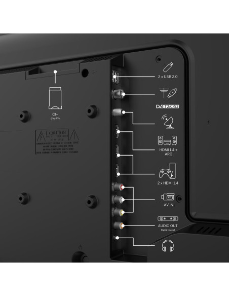 TV Set, THOMSON, 43 ", 4K Ultra HD, 1920 x 1080 pixels, Flat, 16:9, LED, 43FD2S13