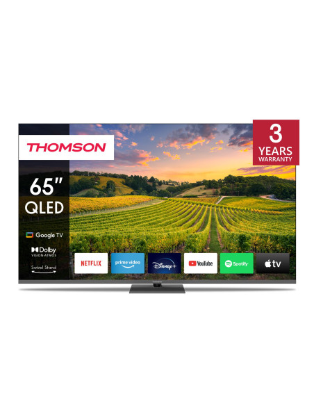TV Set, THOMSON, 65 ", 4K Ultra HD, 3840 x 2160 pixels, Flat, QLED, 65QG5C14