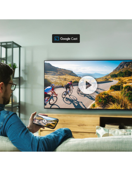 TV Set, THOMSON, 55 ", 4K Ultra HD, 3840 x 2160 pixels, Flat, 16:9, QD-Mini LED, 55MG7C15