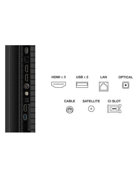 TV Set, TCL, 75 ", 4K Ultra HD, 3840 x 2160 pixels, Flat, 16:9, QLED, 75T69C